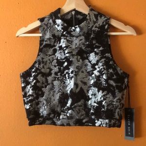 Blush Noir Sleeveless top